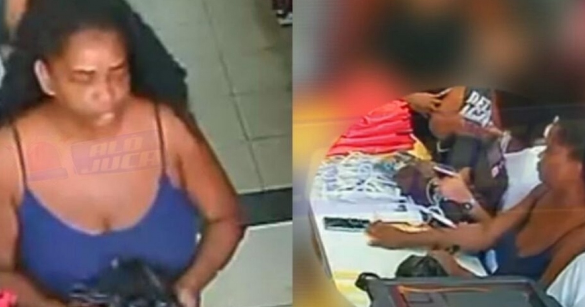 Mulher é flagrada furtando celular em loja de Plataforma, em Salvador