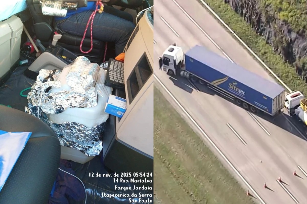 Caminhoneiro encontrado amarrado com bomba em via de SP assume forjou o próprio sequestro