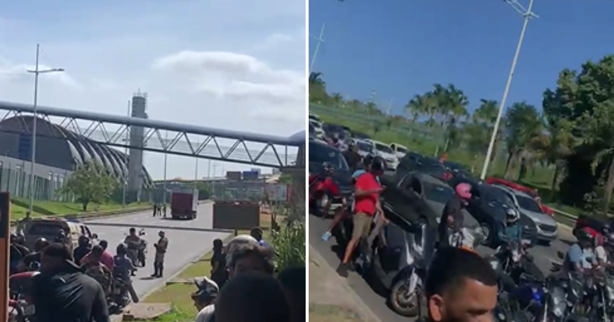 Avenida Paralela é liberada após retirada de caminhão quebrado; veículo transportava dinheiro