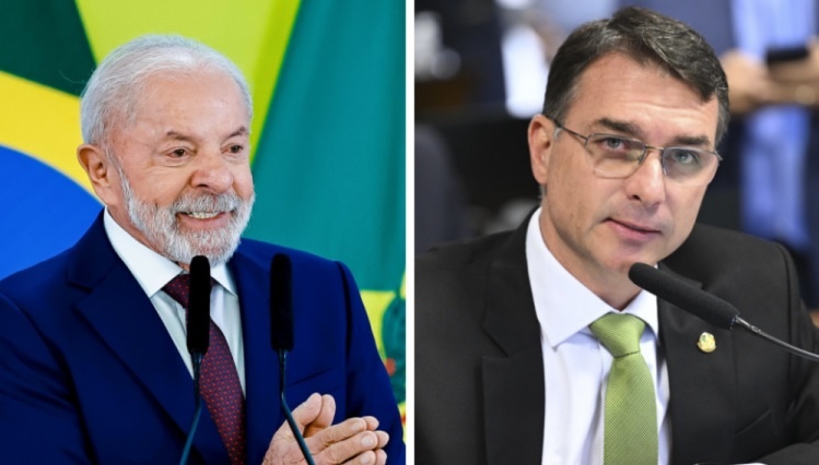Pesquisa do Instituto Futura mostra Flávio Bolsonaro ganhando de Lula em simulações de primeiro e segundo turno