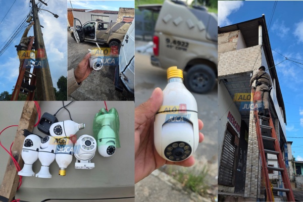 PM apreende câmeras usadas pelo tráfico para monitoramento em bairro de Salvador