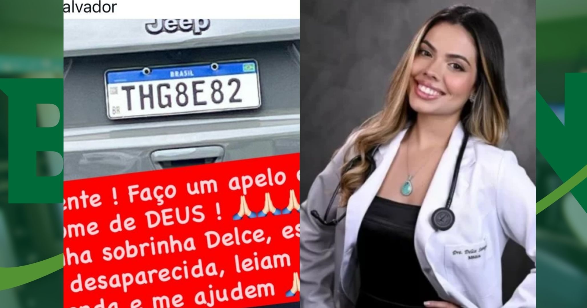 Após preocupação de familiares, médica esclarece que se deslocou para o Litoral Norte