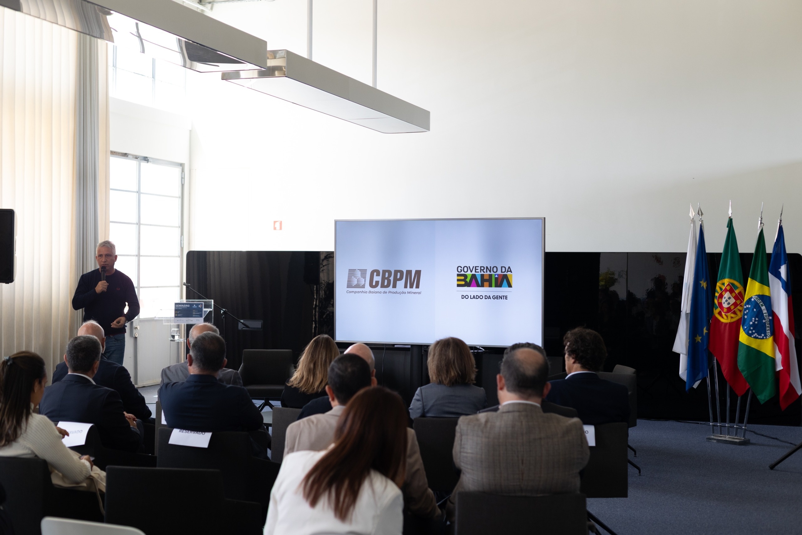 CBPM apresenta potencial mineral da Bahia em seminário no Porto de Lisboa