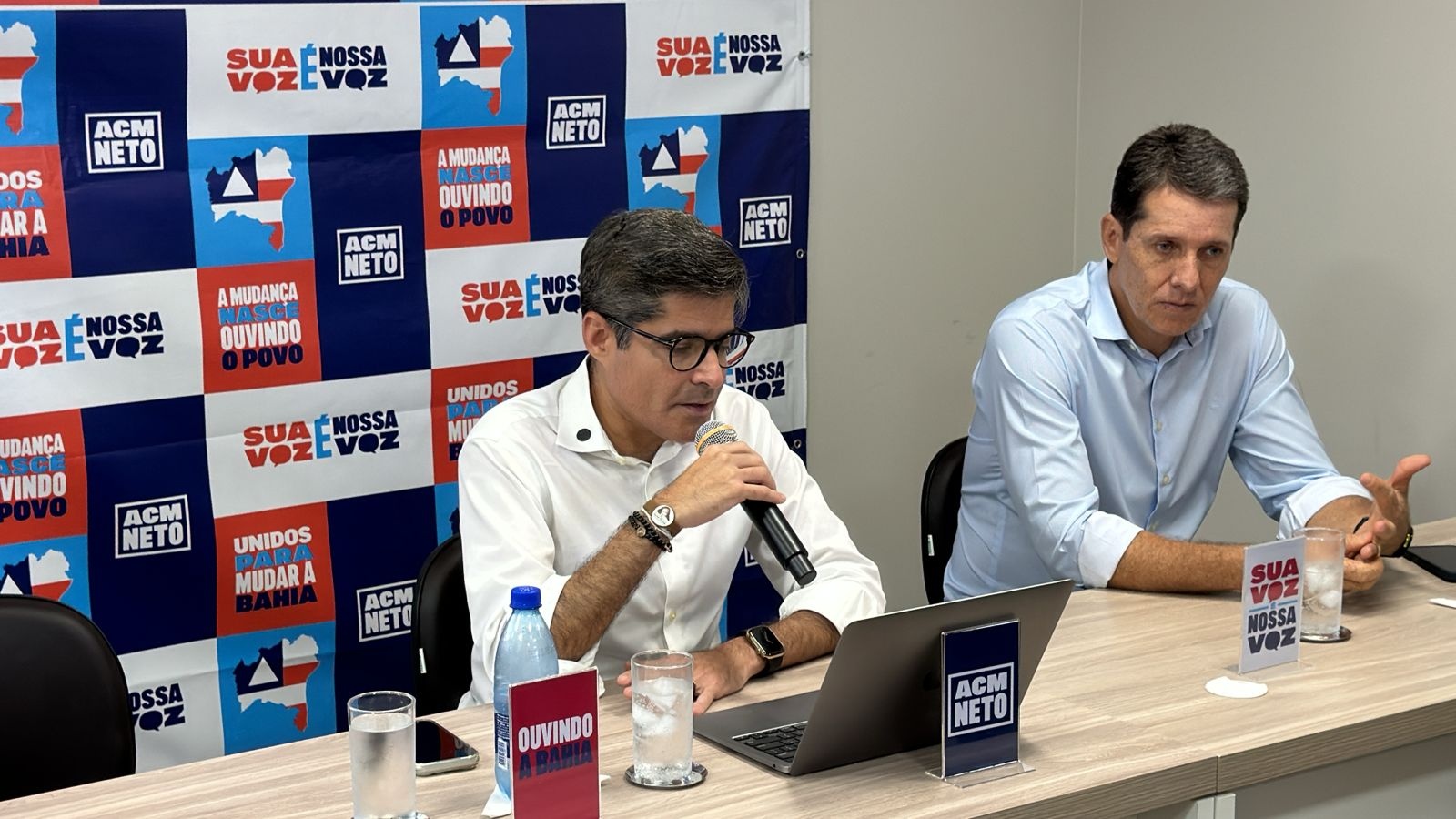 Após queda nas intenções de voto de Flávio, ACM Neto indica que cenário eleitoral é volátil e alfineta PT: “para eles, pesquisa certa só é a que traz boas notícias”
