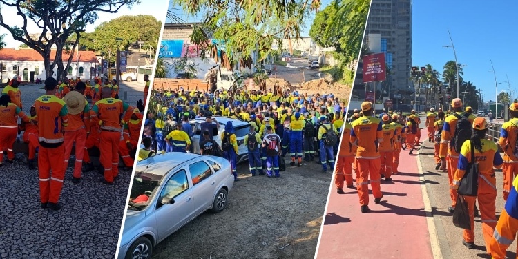 Sindicato anuncia fim da greve dos Garis na Bahia; no DF, paralisação por piso salarial nacional ganha força