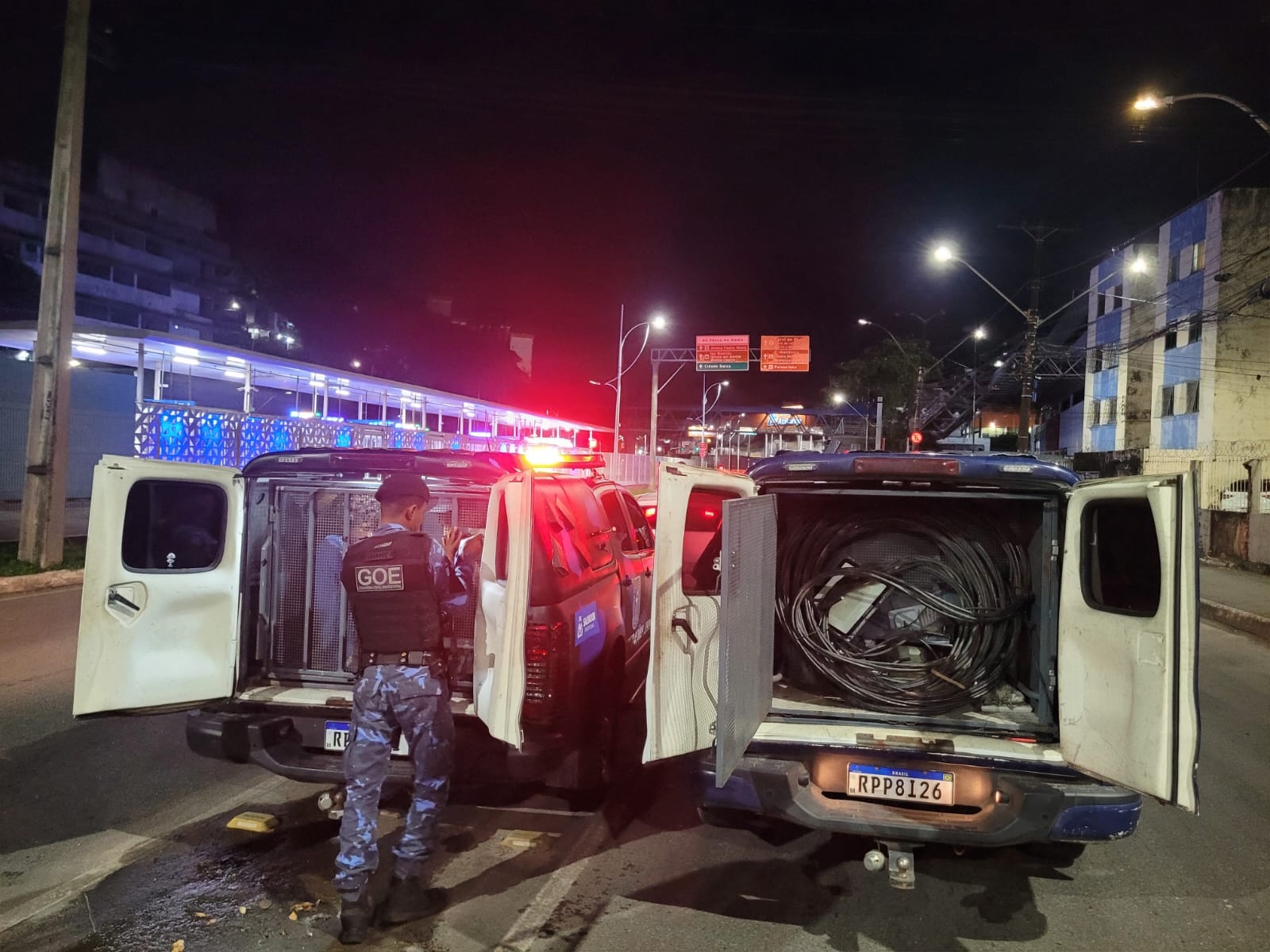 Operação captura suspeitos de furto de cabos elétricos em Salvador 