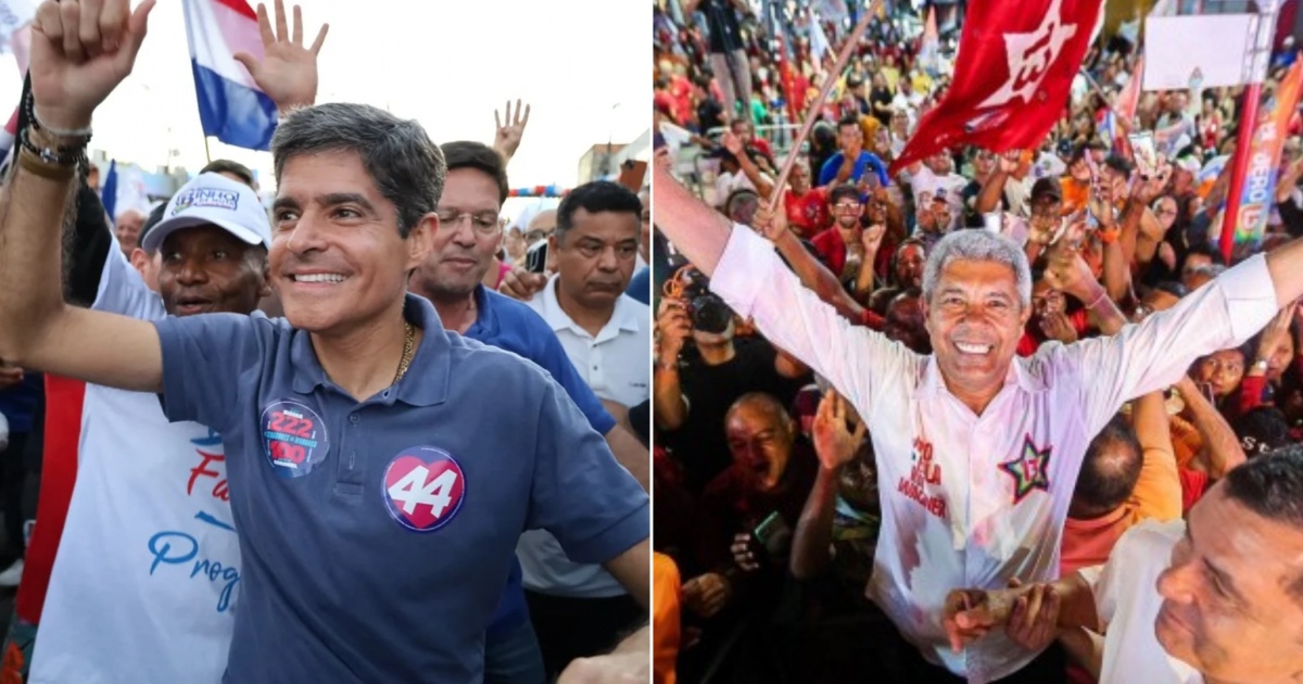 Atlasintel: ACM Neto e Jerônimo empatam em todos os cenários para governo da Bahia