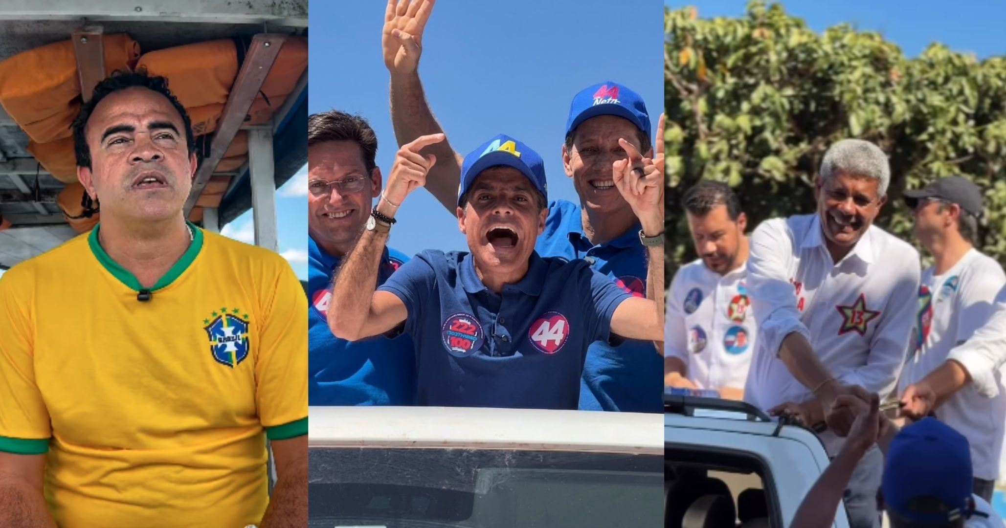 Mapeamento revela estratégias de rota e quilometragem dos candidatos ao Governo da Bahia; confira mapas