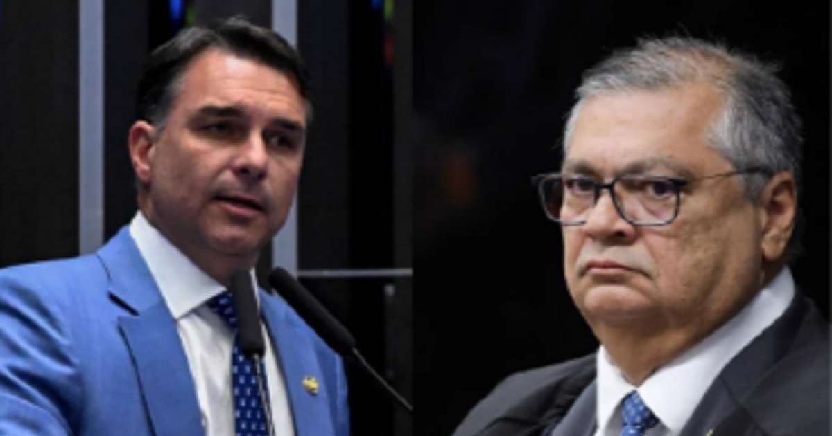 Flávio Bolsonaro tentou por quatro vezes afastar Flávio Dino da investigação sobre emendas para o "Dark Horse"