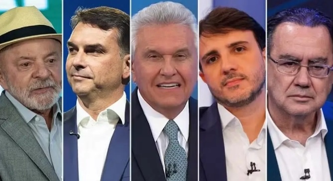 Globo fará debate apenas com Lula, Flávio, Caiado e Cury; Renan Santos anuncia protesto na porta da emissora