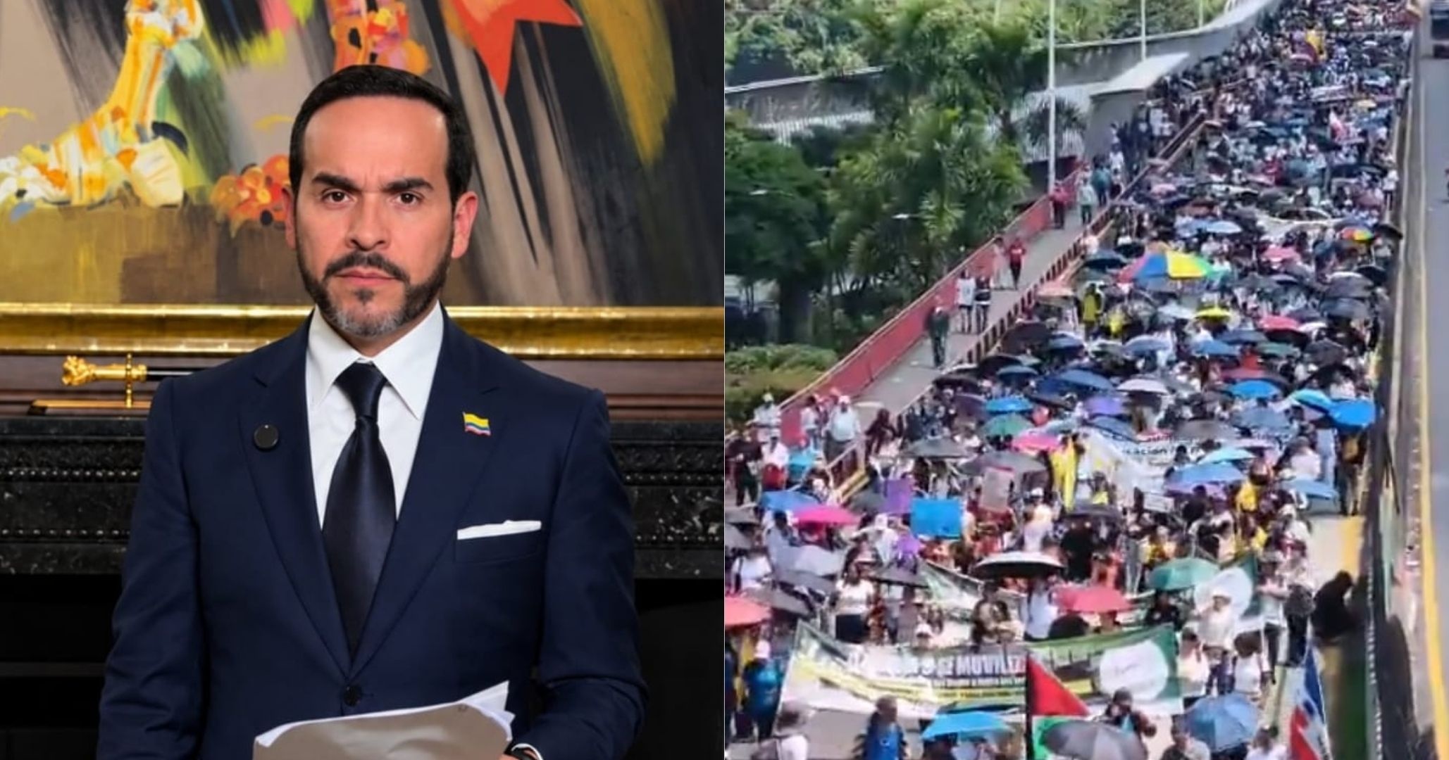 Milhares protestam contra governo colombiano após decreto sobre segurança em manifestações