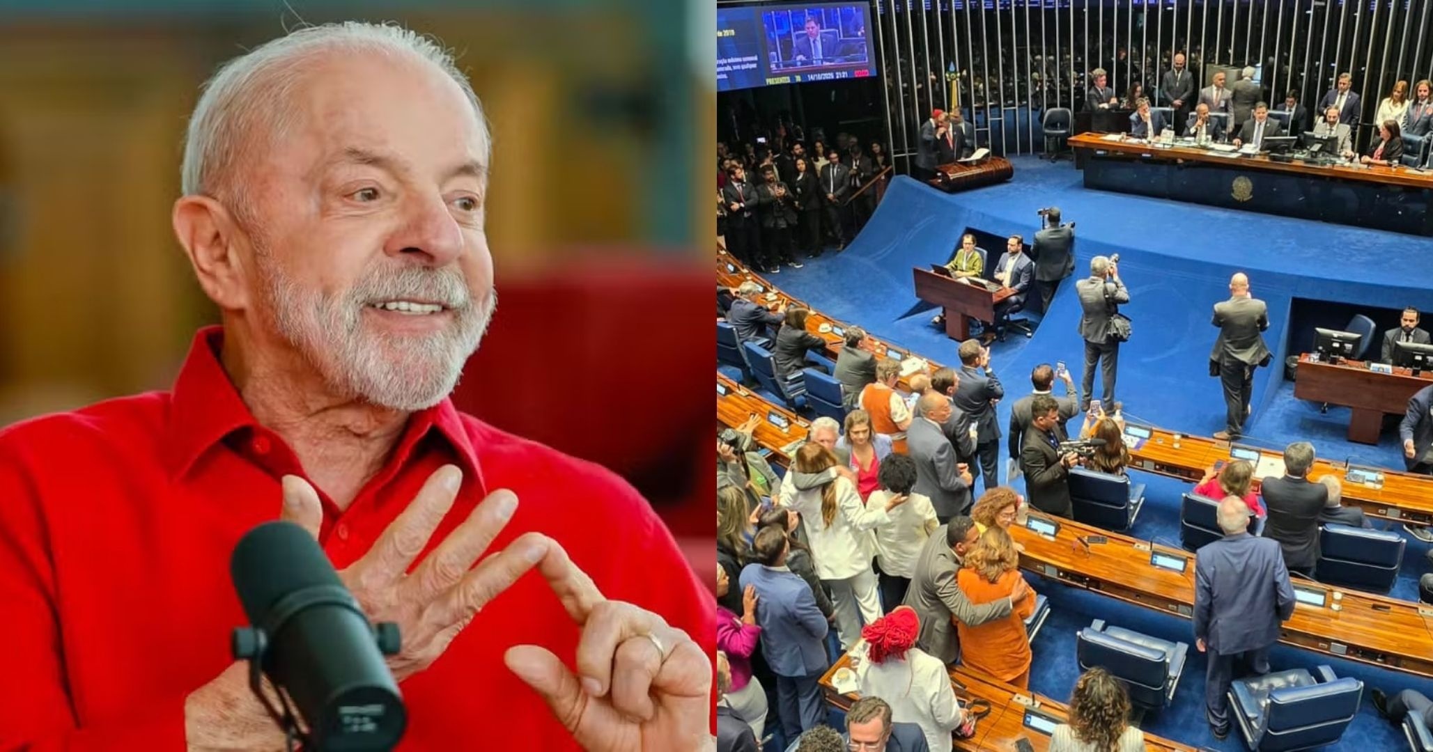 VÍDEO: Lula comemora aprovação da PEC do fim da escala 6x1 no Senado: "vitória dos trabalhadores"