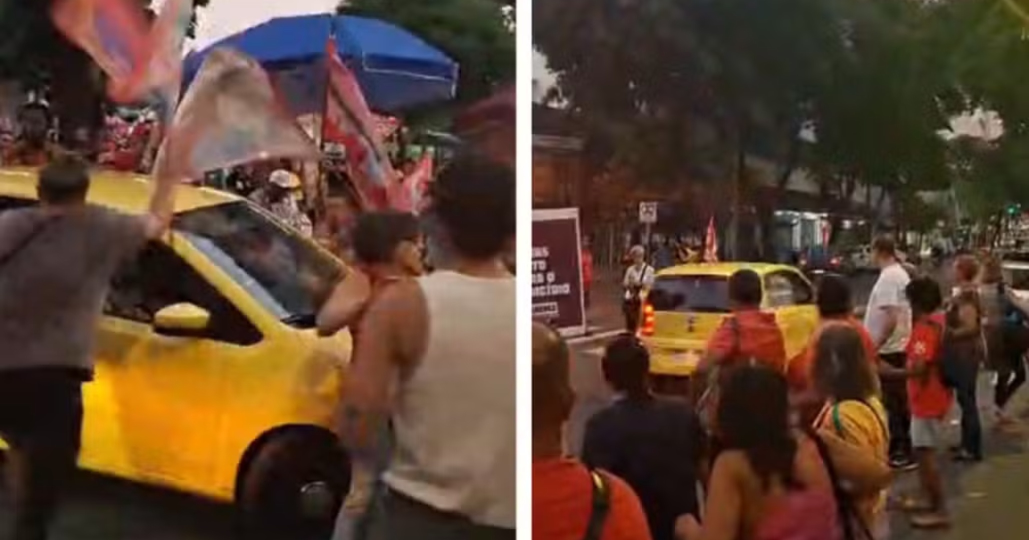 Manifestante é atropelado em ato político no Centro de Belo Horizonte; motorista é preso