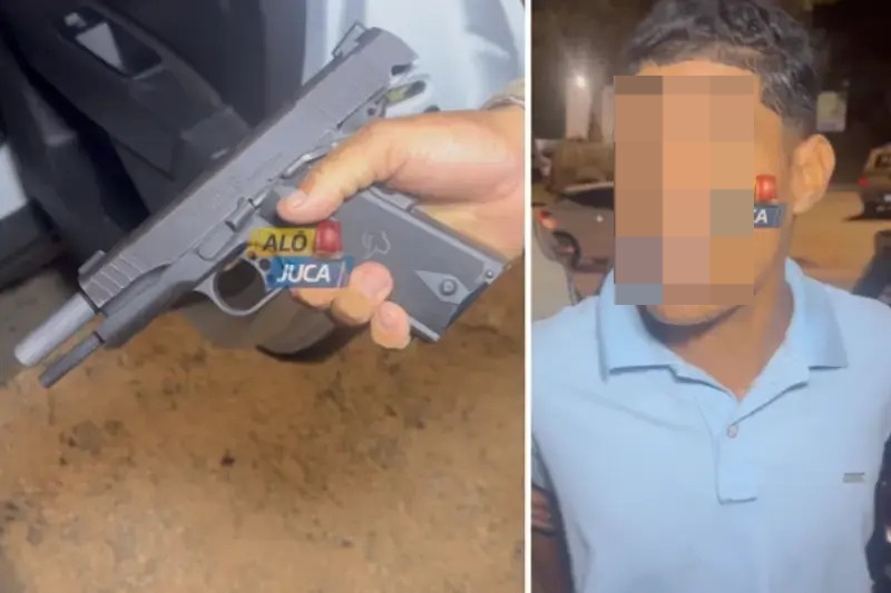 Homem é preso com pistola e drogas em Boa Vista de São Caetano; polícia investiga elo com furto a militar do Exército