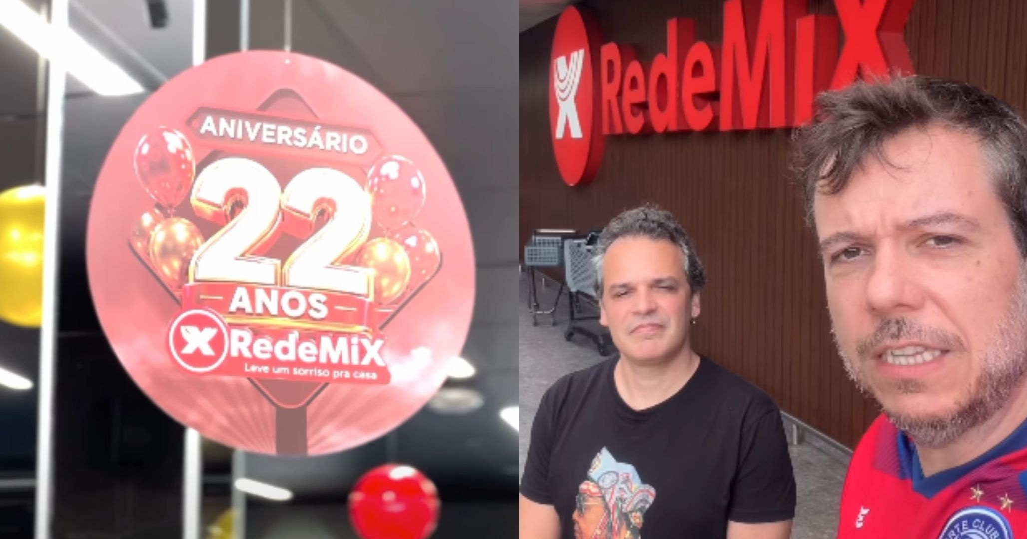 Após ser alvo de comentários nas redes, RedeMix emite nota pública sobre camisetas ser sobre o aniversário da empresa