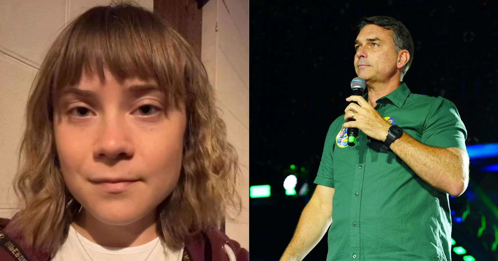 Greta Thunberg diz que vitória de Flávio Bolsonaro seria “desastre para o planeta”