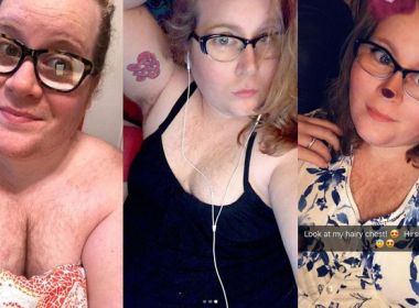 Mulher para de se depilar e compartilha aceitação dos pelos na web