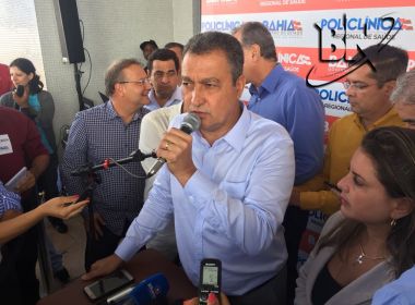 Policlínica de Feira garantirá prevenção a moradores de 27 municípios, diz Rui