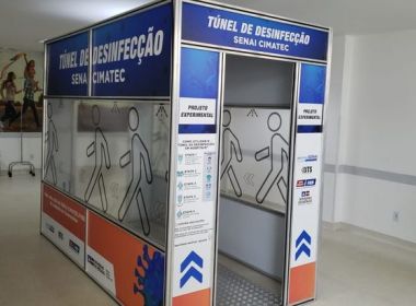 Túneis de desinfecção são implantados em hospitais de Jacobina, Serrinha e Amargosa