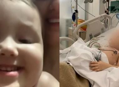 Família de Itabuna faz campanha para pagar cirurgia de criança com câncer raro