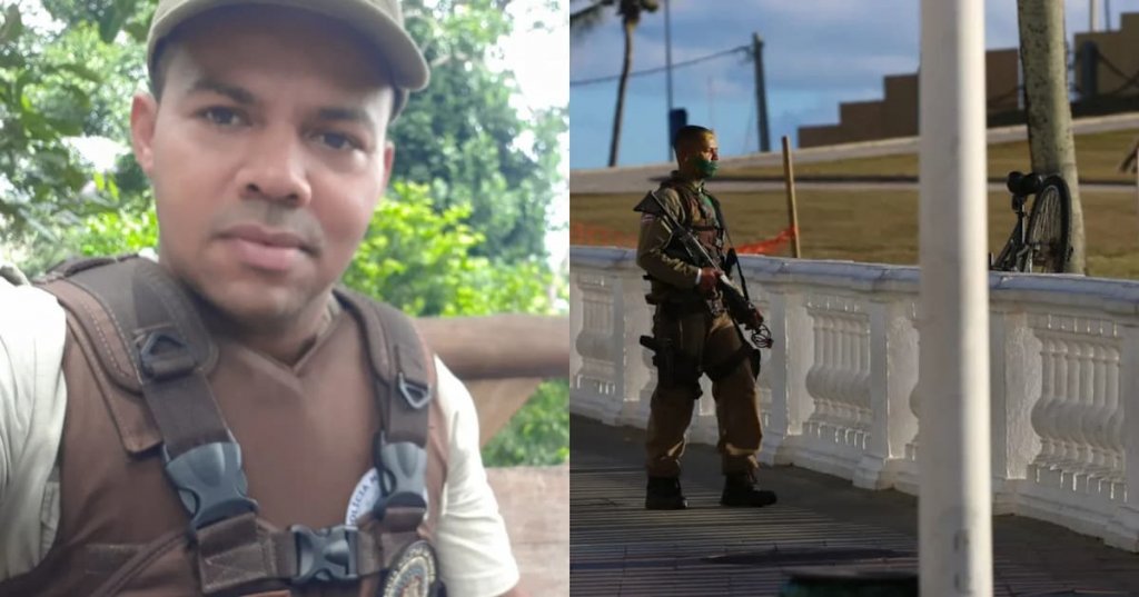Policial Militar que surtou na Barra