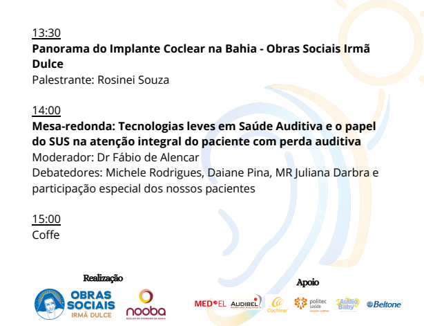 Equipe organizadora do evento